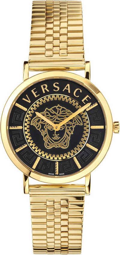 versace uhr gold silber damen|Goldene Versace Damenuhren online .